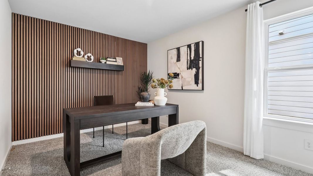 Furnished interior view inside a new home in Evergreen, Rosenberg (Image 25).