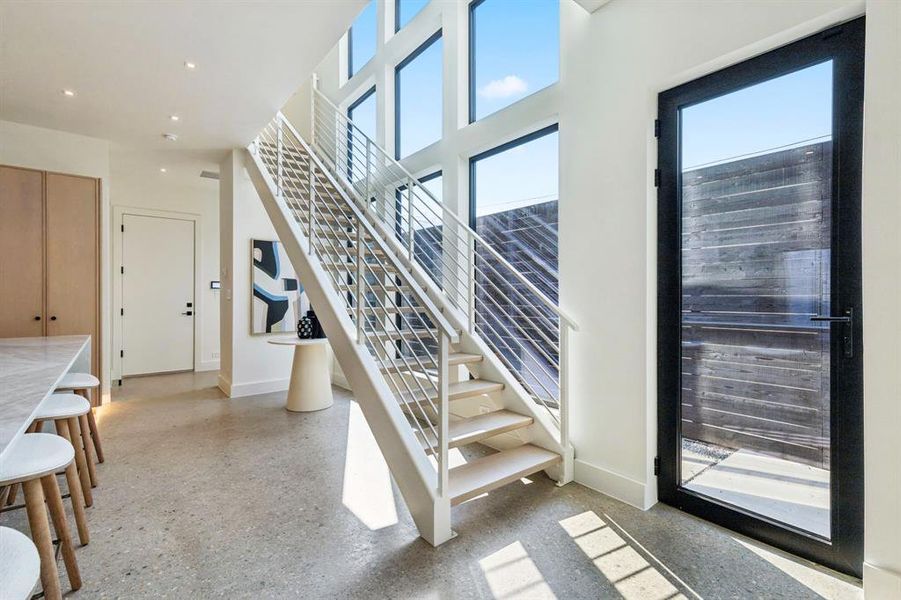 Furnished interior view inside a new home in , Dallas (Image 11). Furnished interior view inside a new home in , Dallas (Image 11).