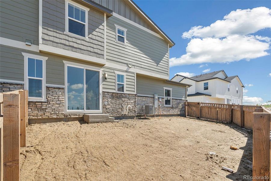 Exterior details and patio area of a home in , Aurora (Image 19). Exterior details and patio area of a home in , Aurora (Image 19).