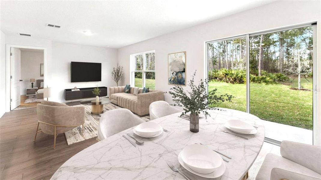 Furnished interior view inside a new home in , Ormond Beach (Image 6).