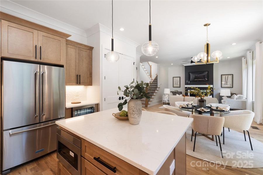 Furnished interior view inside a new home in , Charlotte (Image 12).