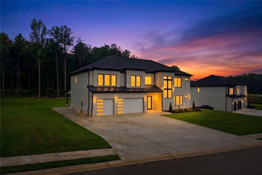 Front exterior of a new home in , Auburn, GA, highlighting curb appeal (Image 25). Front exterior of a new home in , Auburn, GA, highlighting curb appeal (Image 25).