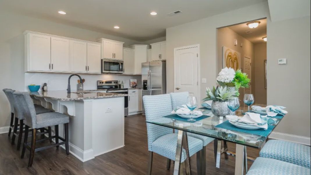 Furnished interior view inside a new home in Battle Bridge, Raleigh (Image 6).