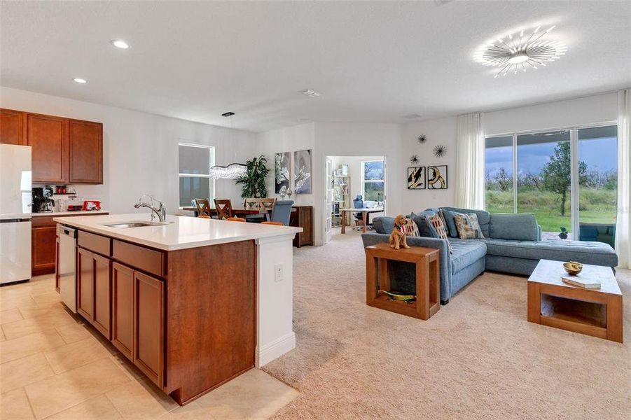 Furnished interior view inside a new home in , Clermont (Image 16).