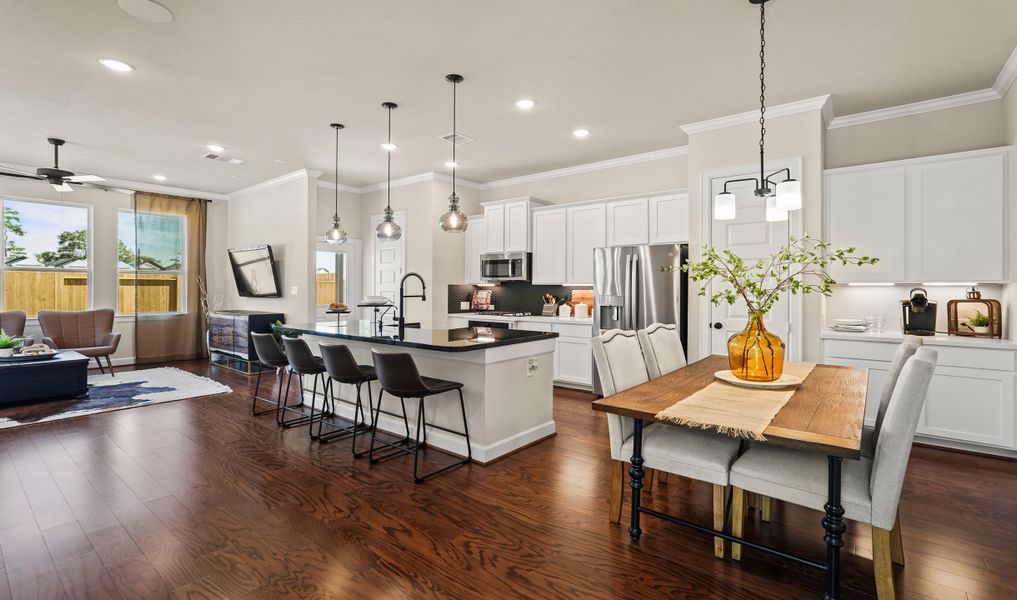 Elegant dining area