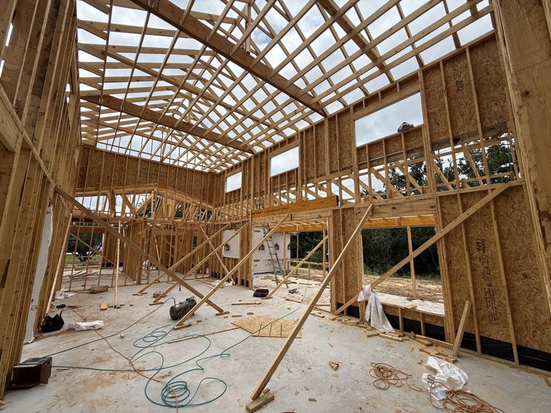 In-progress construction of a new home in Monarch Manor, Poolville, TX (Image 15).