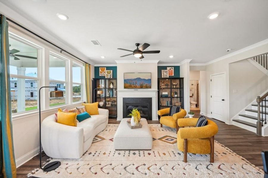 Furnished interior view inside a new home in Bennett Farm, Loganville (Image 12). Furnished interior view inside a new home in Bennett Farm, Loganville (Image 12).