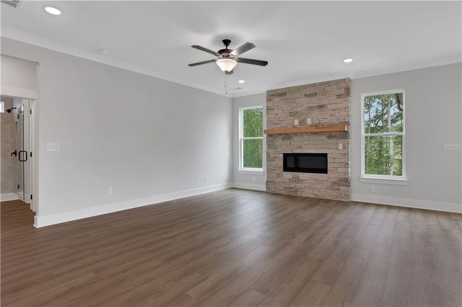 Spacious, unfurnished interior of a new home in Marble Tree, Ball Ground (Image 34).