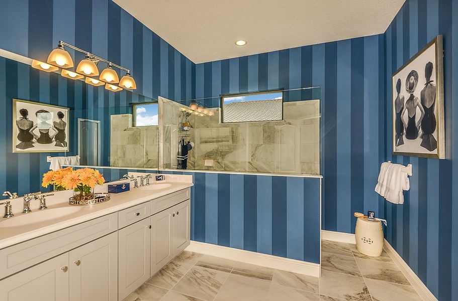 Representative furnished interior of a home built from the Endless Summer 4 by Neal Communities in Wildleaf at North River Ranch, Parrish (Image 11).