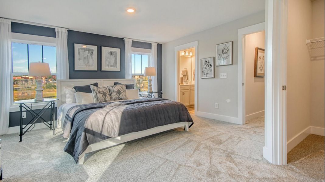 Furnished interior view inside a new home in Kensley Grove, Fuquay Varina (Image 30).