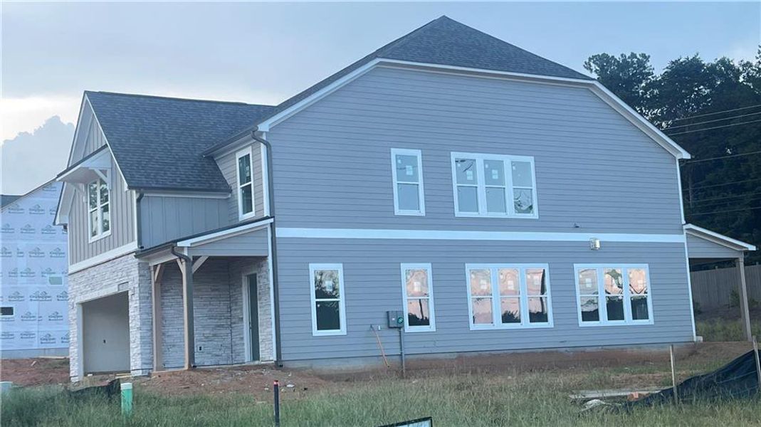 In-progress construction of a new home in Legacy Downs, Canton, GA (Image 29).