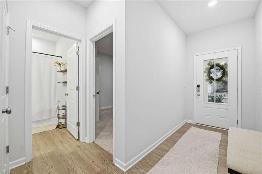 Furnished interior view inside a new home in Kingsley Creek, Lithonia (Image 17).