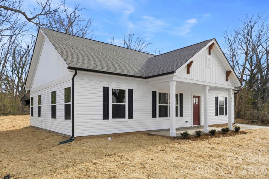 Exterior details and patio area of a home in , Salisbury (Image 23).