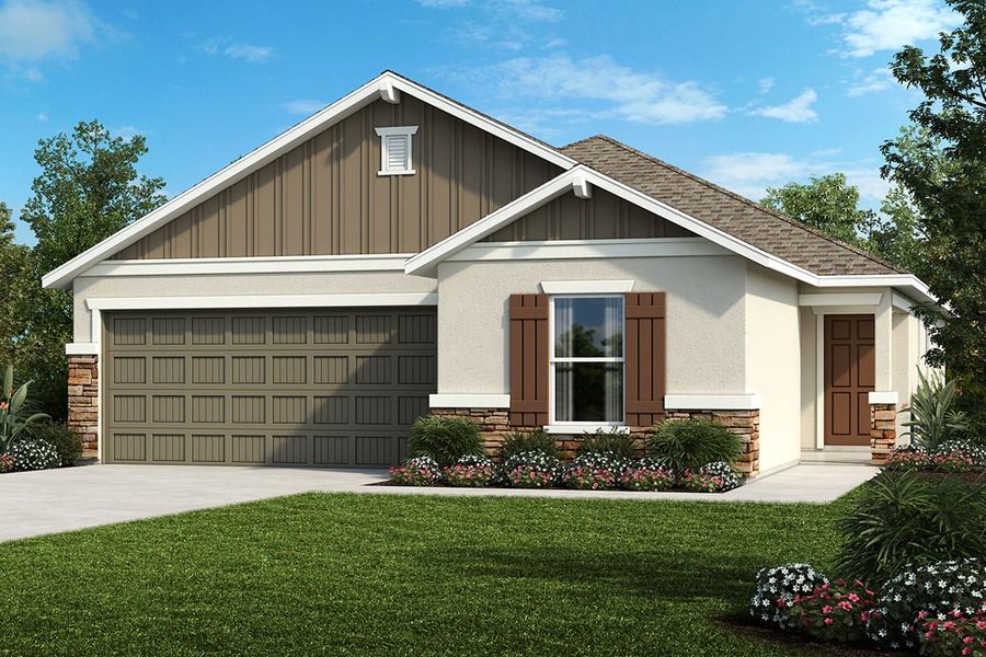 Exterior G with optional stone