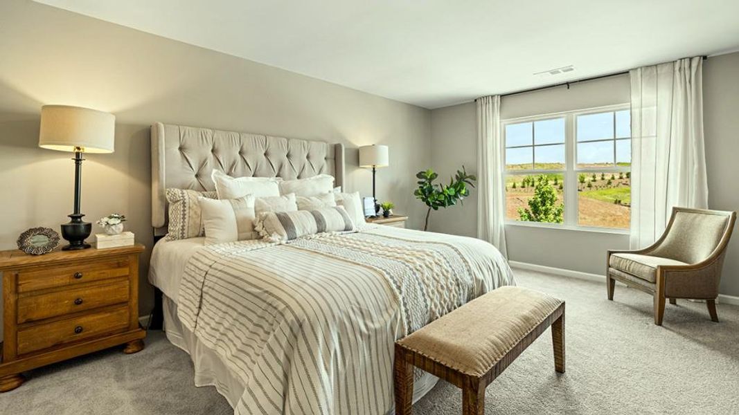 Furnished interior view inside a new home in Braselton Village, Braselton (Image 27). Furnished interior view inside a new home in Braselton Village, Braselton (Image 27).