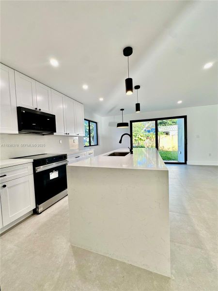 Furnished interior view inside a new home in , South Miami (Image 7). Furnished interior view inside a new home in , South Miami (Image 7).