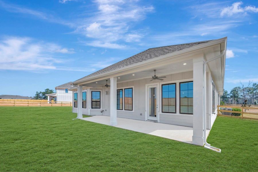 Exterior details and patio area of a home in Lone Star Landing, Montgomery (Image 26).
