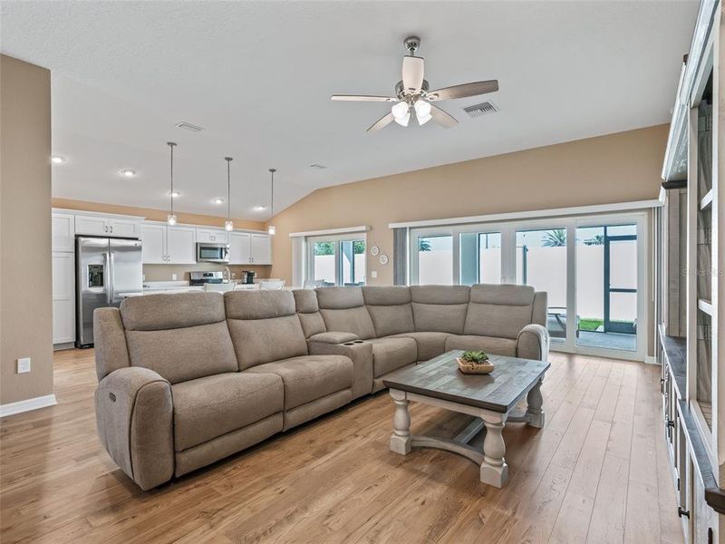 Furnished interior view inside a new home in , The Villages (Image 9).