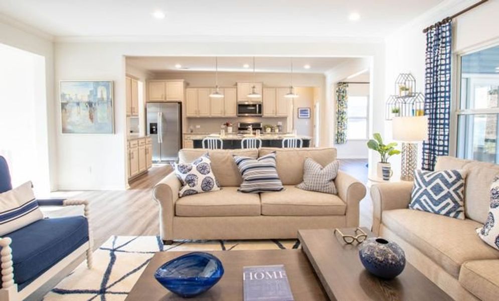 Representative furnished interior of a home built from the Bedford by True Homes in Stonebridge Fairways, Monroe (Image 17).