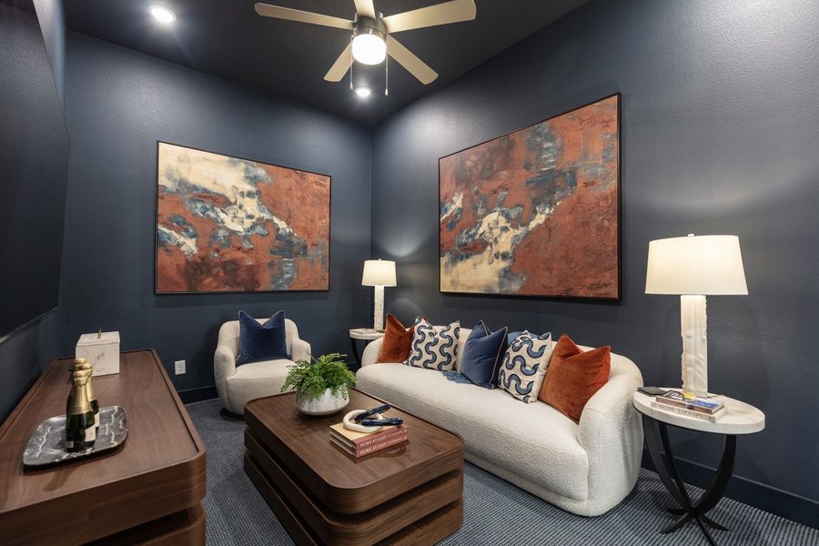 Representative Entertainment Room - some options shown