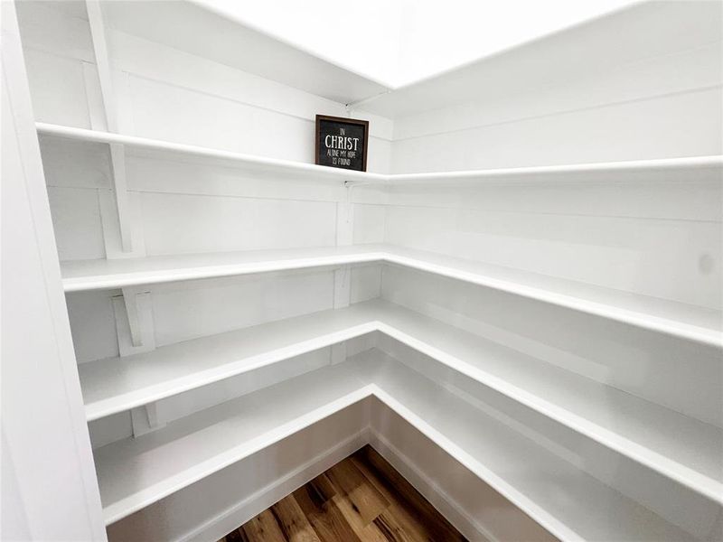 View of storage area