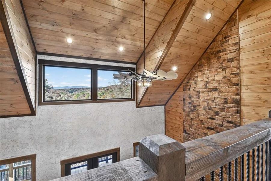 Exterior details and patio area of a home in , Ellijay (Image 21).