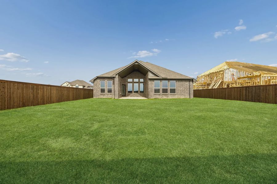 Exterior details and patio area of a home in Silo Mills, Joshua (Image 3).