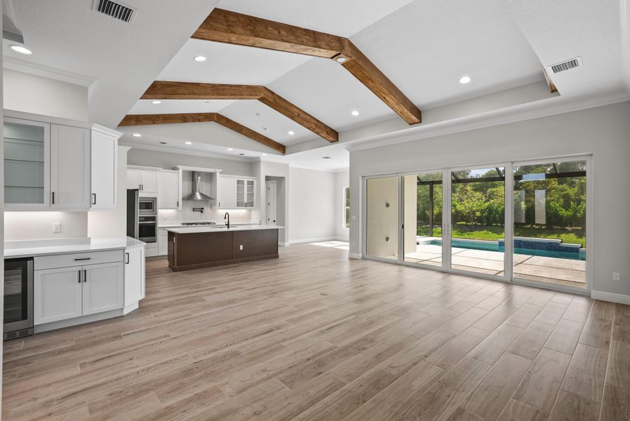 Representative furnished interior of a home built from the Weston Signature by GHO Homes in High Pointe, Vero Beach (Image 7).