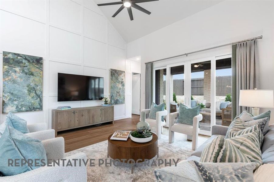 Furnished interior view inside a new home in Treeline, Justin (Image 31).