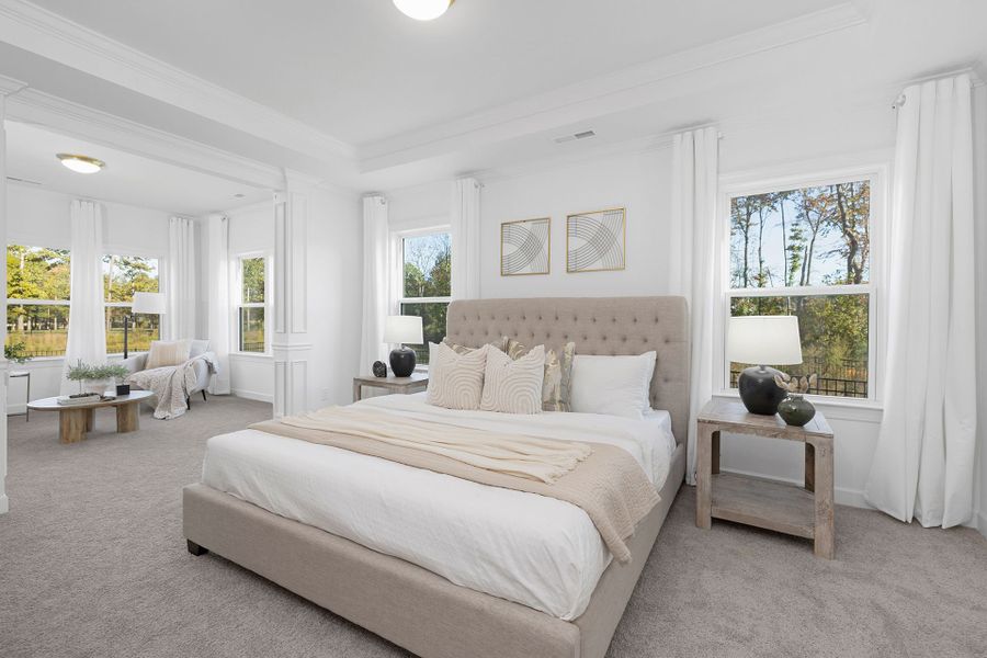 Furnished interior view inside a new home in Stonebridge Fairways, Monroe (Image 25). Furnished interior view inside a new home in Stonebridge Fairways, Monroe (Image 25).