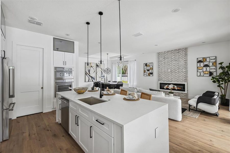 Furnished interior view inside a new home in , Winter Park (Image 10).