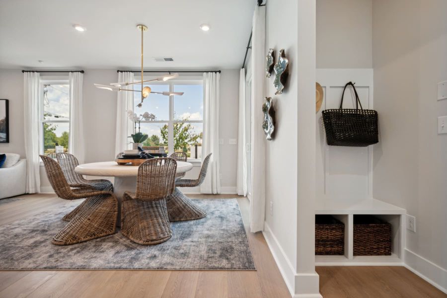 Representative furnished interior of a home built from the Torrence by Tri Pointe Homes in Seven Oaks, Belmont (Image 18).