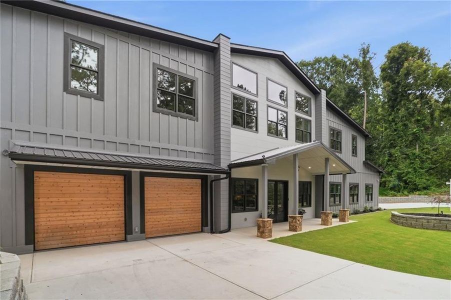 Front exterior of a new home in , Acworth, GA, highlighting curb appeal (Image 30).
