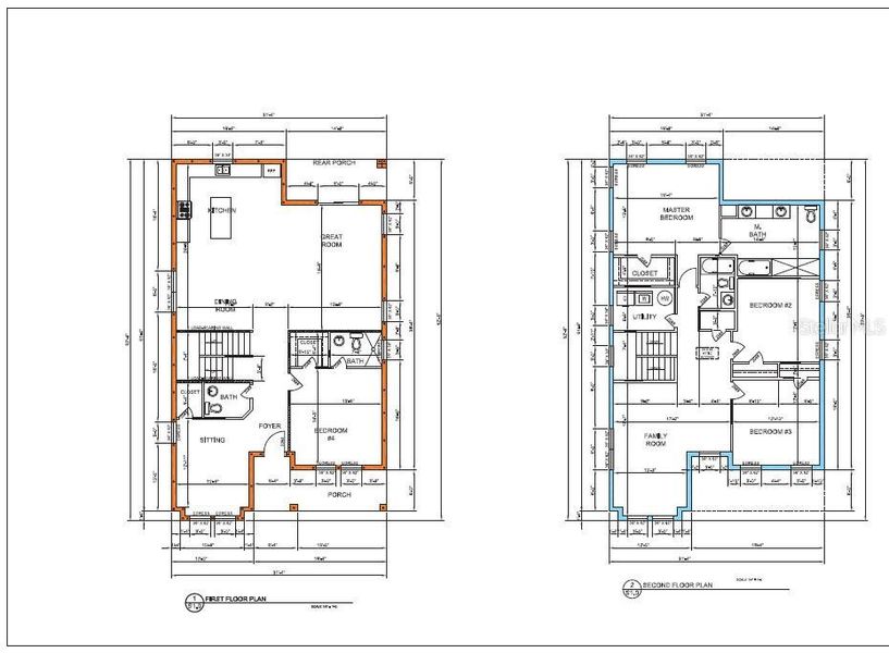 2D floor plan layout of this home in , St. Petersburg, FL (Image 9).