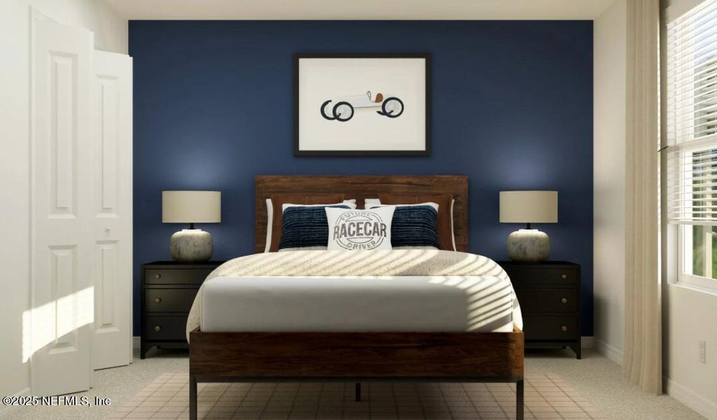 Furnished interior view inside a new home in Holstein Crossing: Holstein Crossing 40s, Green Cove Springs (Image 3). Furnished interior view inside a new home in Holstein Crossing: Holstein Crossing 40s, Green Cove Springs (Image 3).