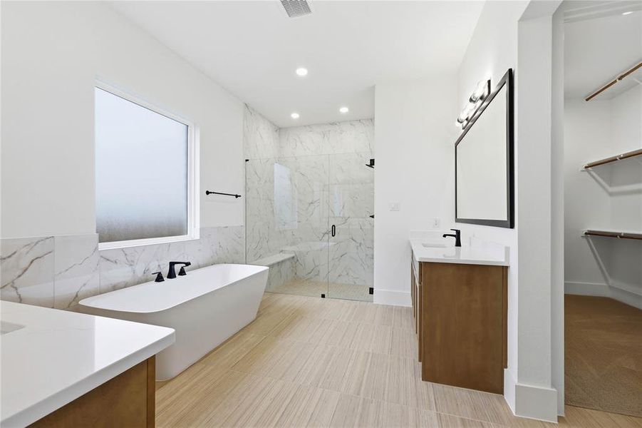 Furnished interior view inside a new home in The Grove, North Richland Hills (Image 16).