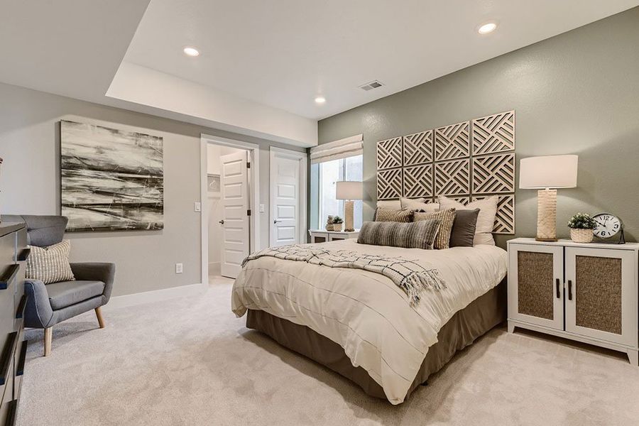 Furnished interior view inside a new home in The Aurora Highlands, Aurora (Image 13).