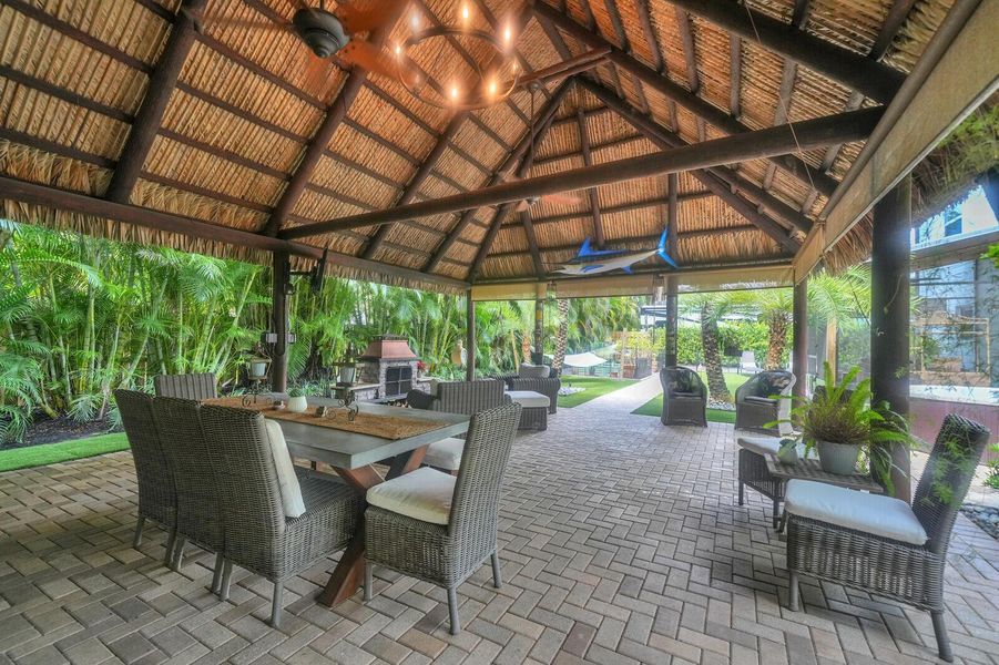 tiki hut with summer kitchen tiki hut with summer kitchen