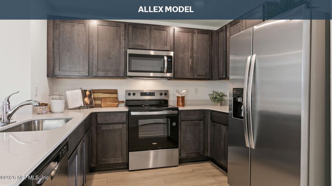 Furnished interior view inside a new home in Copes Landing, Jacksonville (Image 14).
