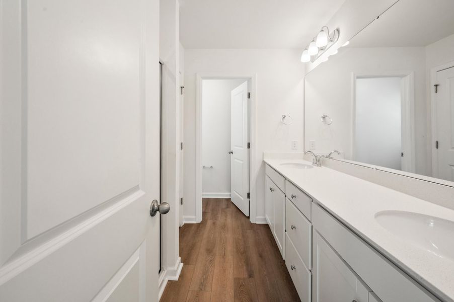 Furnished interior view inside a new home in Clear Springs Townhomes, North Charleston (Image 10).