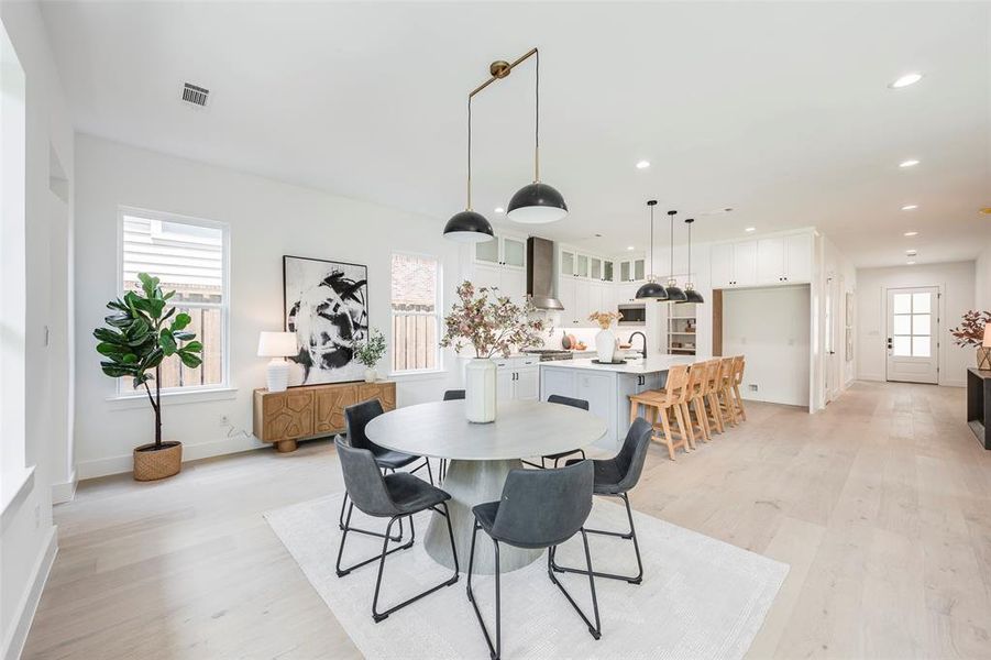 Furnished interior view inside a new home in , Dallas (Image 14).