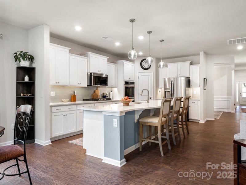 Furnished interior view inside a new home in Estates at Arlington Woods, Mint Hill (Image 6).