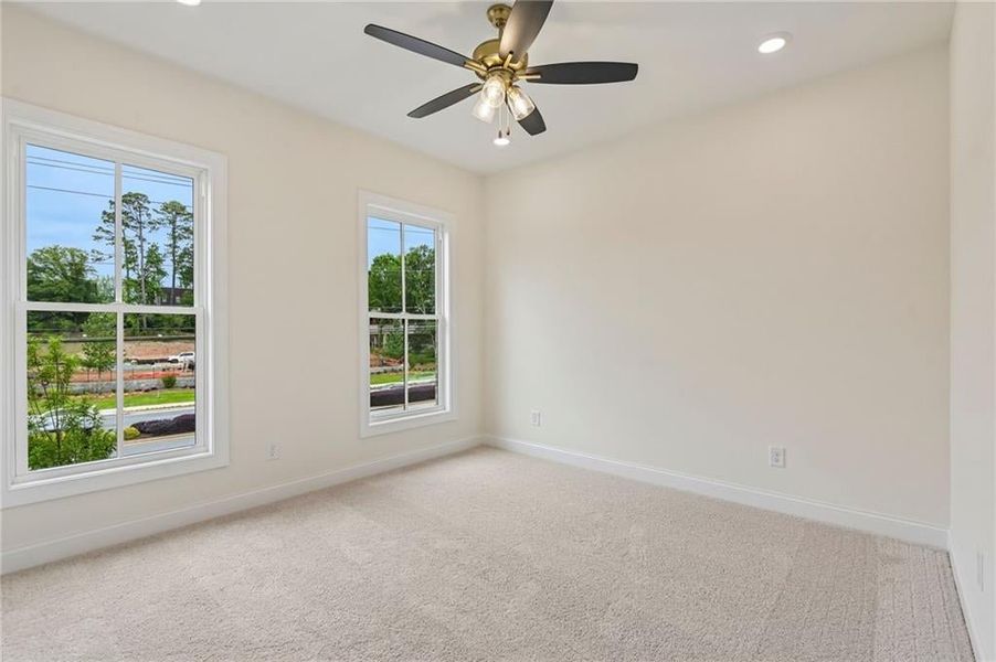 Spacious, unfurnished interior of a new home in Byers Park, Alpharetta (Image 34). Spacious, unfurnished interior of a new home in Byers Park, Alpharetta (Image 34).
