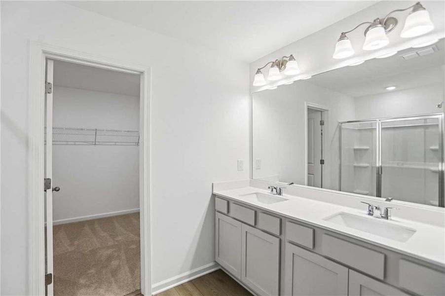 Furnished interior view inside a new home in The Pointe at Heron Bay, Locust Grove (Image 10).