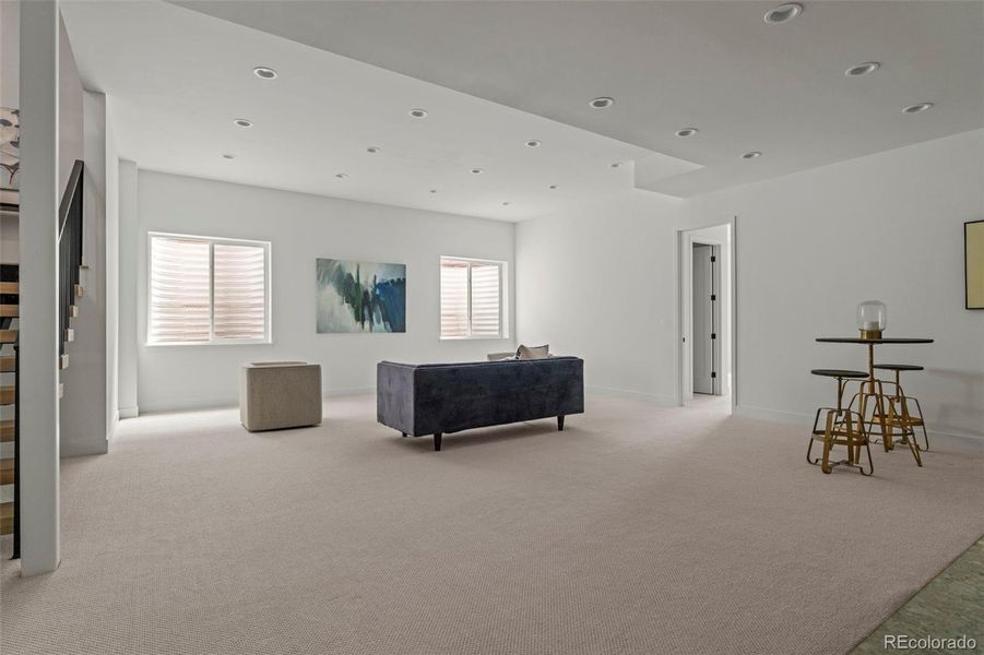 Furnished interior view inside a new home in , Denver (Image 19).