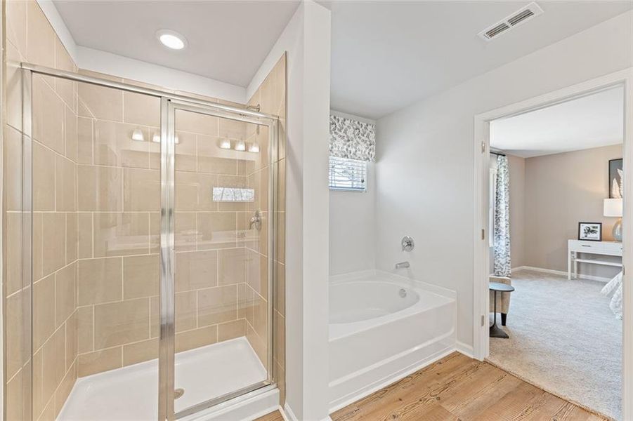 Furnished interior view inside a new home in Kingsley Creek, Lithonia (Image 22).