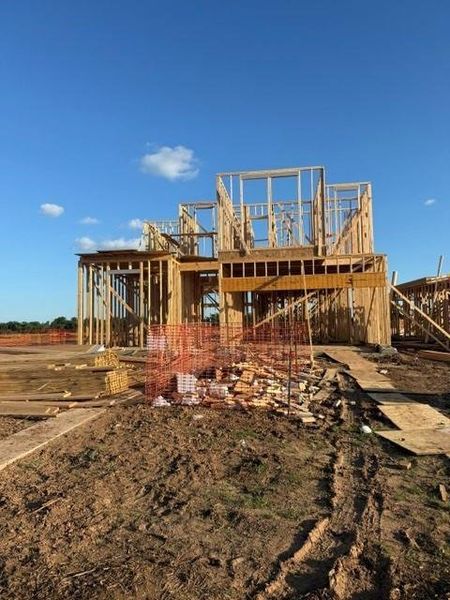 In-progress construction of a new home in Evergrove, Richmond, TX (Image 6).