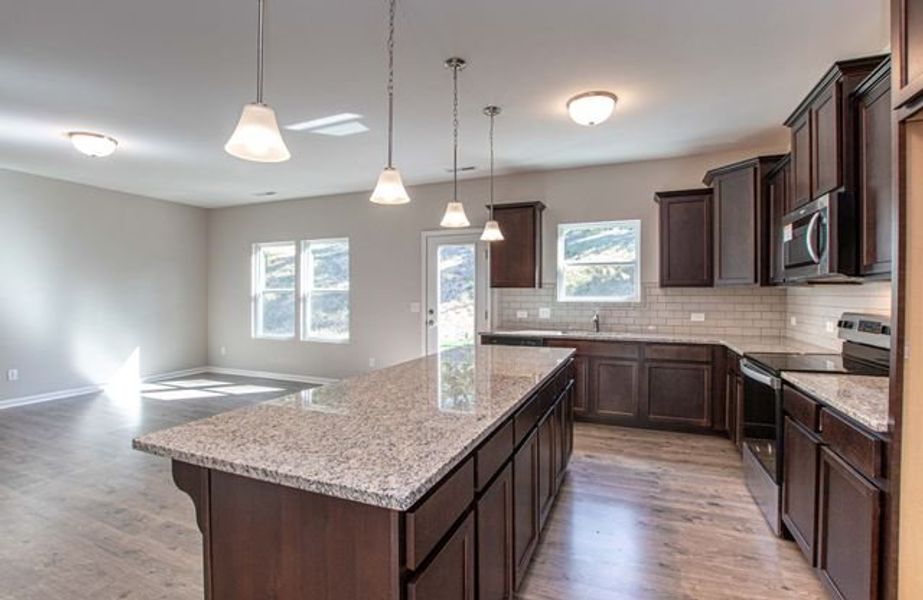 Representative furnished interior of a home built from the Milo by True Homes in Edgewater - The Groves, Lancaster (Image 4).