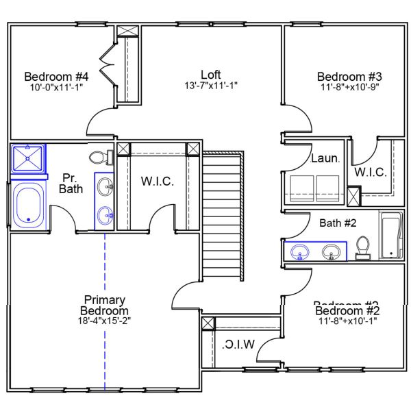 2D floor plan layout of this home in Ellington, Elgin, SC (Image 3).