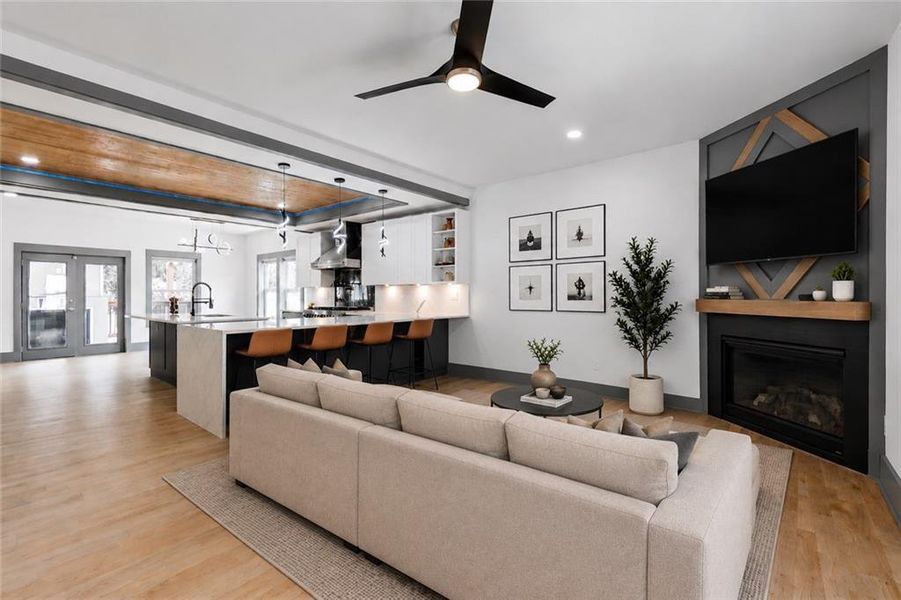 Furnished interior view inside a new home in , Decatur (Image 7).